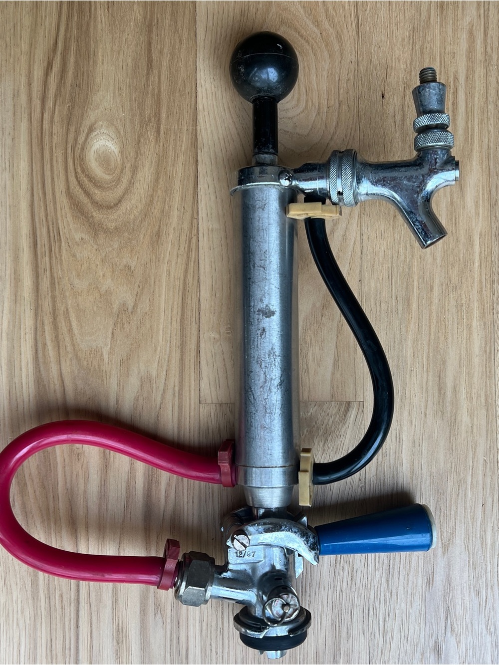 VINTAGE Grundy BEER KEG PUMP / TAP Party Pump